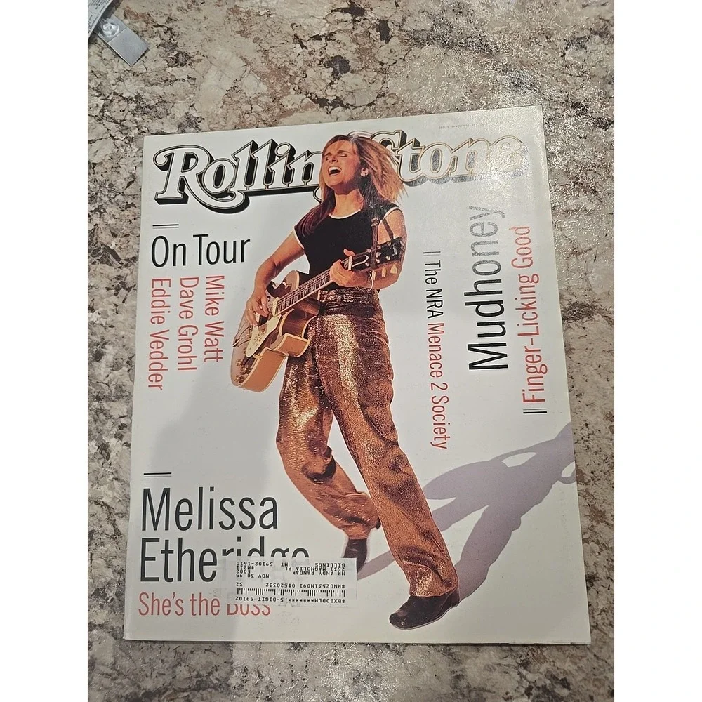 Rolling Stone Magazine June 1995 Melissa Etheridge Mudhoney The NRA Eddie Vedder